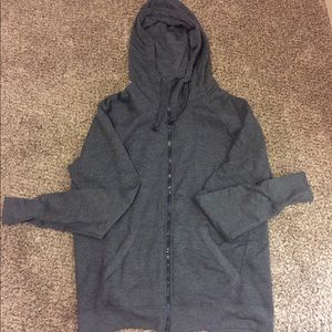 Grey Champion zip up hoodie